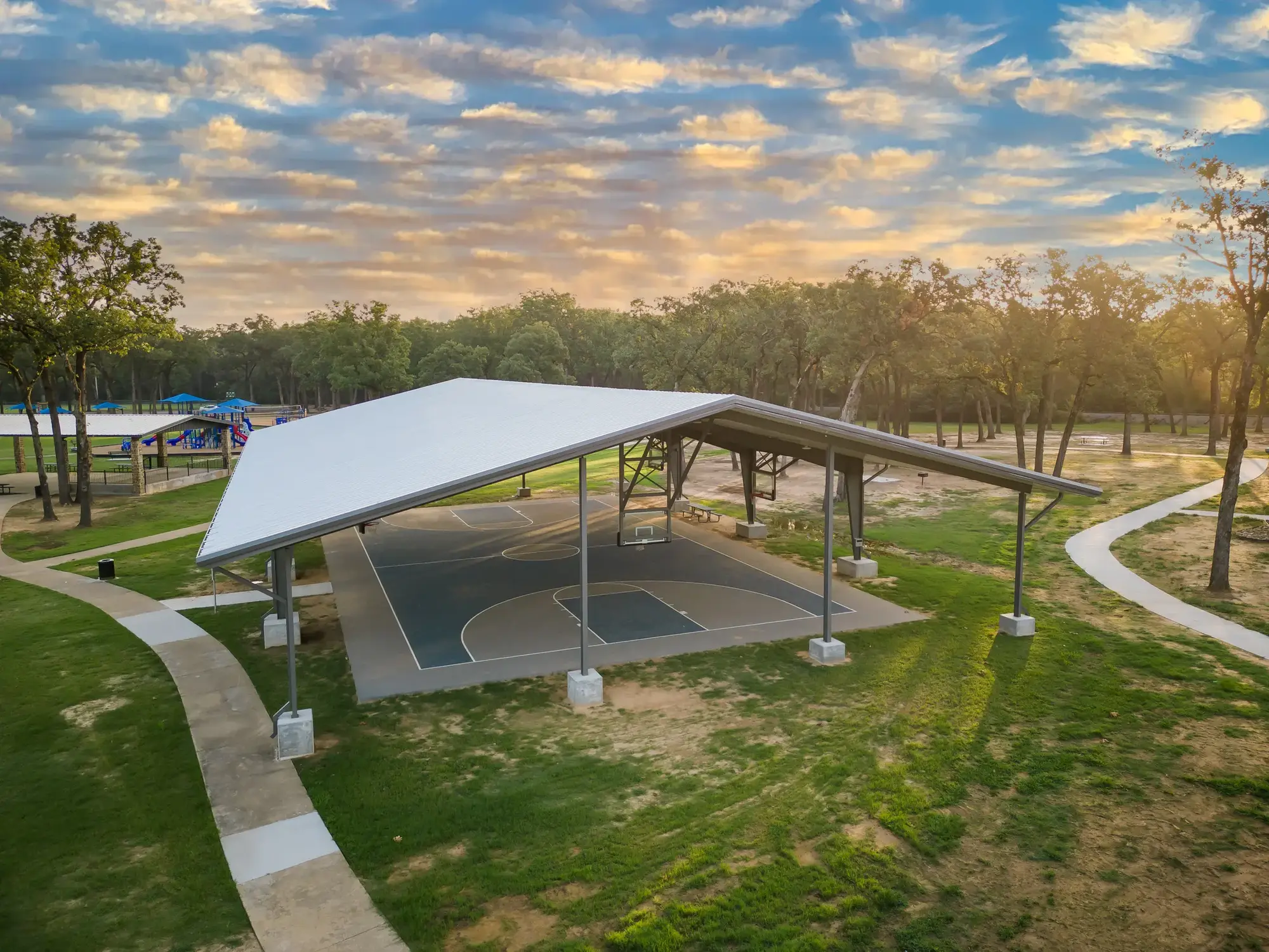 Oaklawn Park Basketball Pavilion in Mount Pleasant, Texas